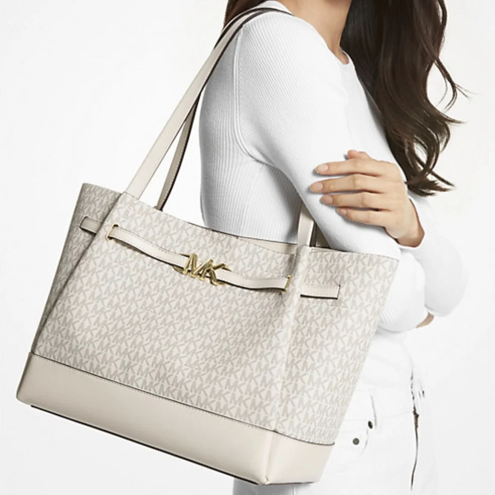 Michael Kors Reed Logo Large Belted Tote